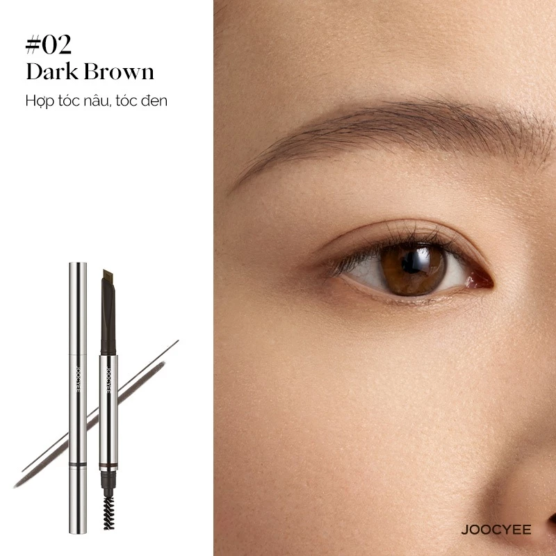 Chì Kẻ Mày Joocyee Bút Lục Giác Đa Năng Chống Nước (Màu 02, 03) - Lâu Trôi, Dễ Vẽ
