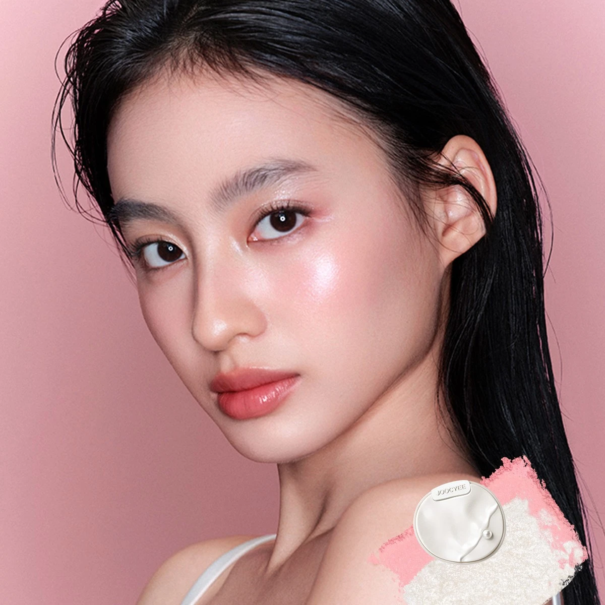 Phấn Bắt Sáng Ngọc Trai JOOCYEE D310 (Pearl Collection) - Highlight Tự Nhiên, Trong Suốt