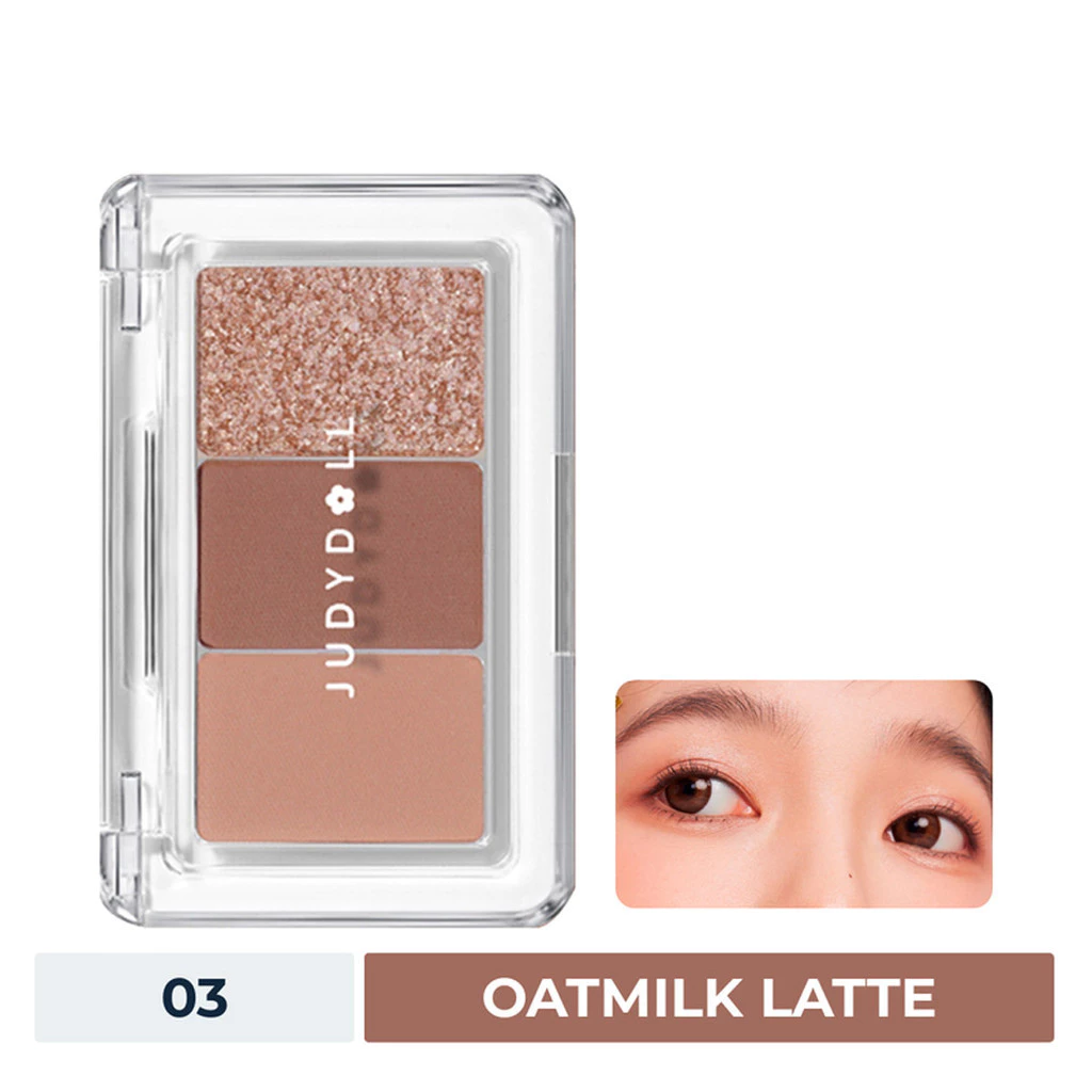 Phấn Mắt Judydoll 3 Ô (Judydoll Eyeshadow Palette) - Bảng Mắt 2.5g Tiện Lợi